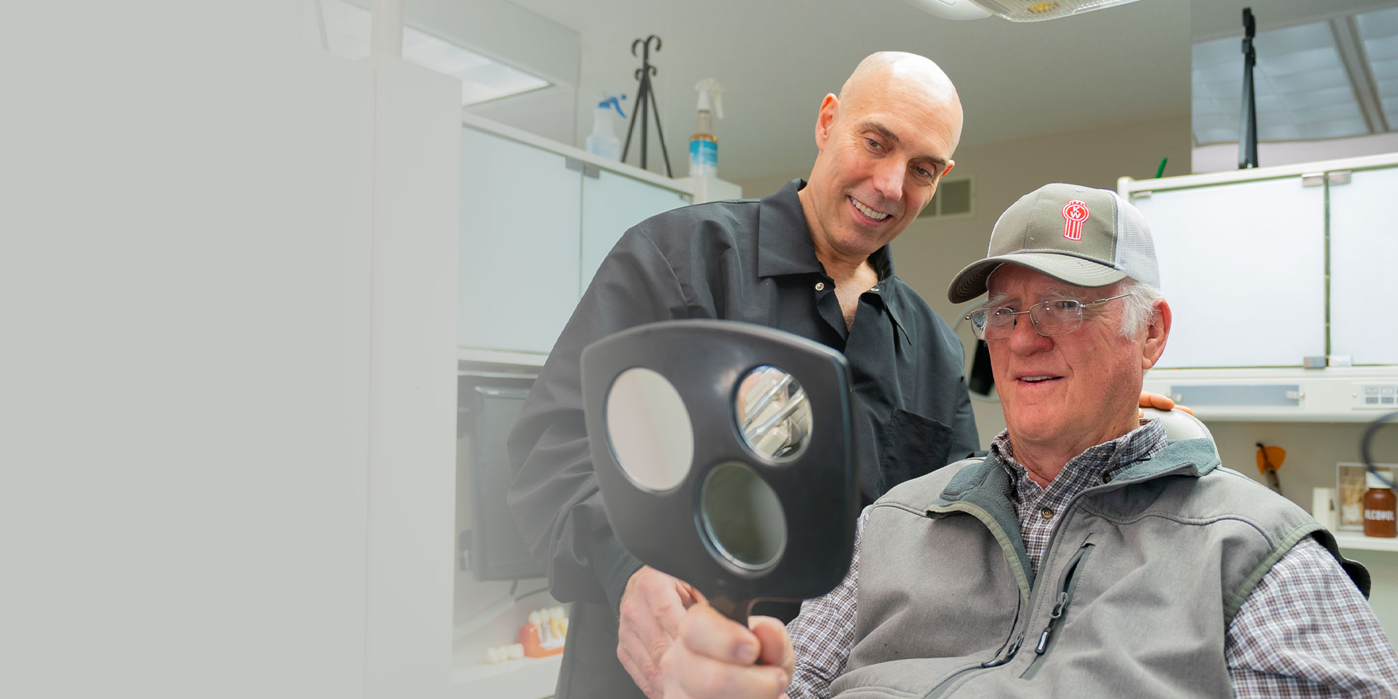 man with hat after full arch implants