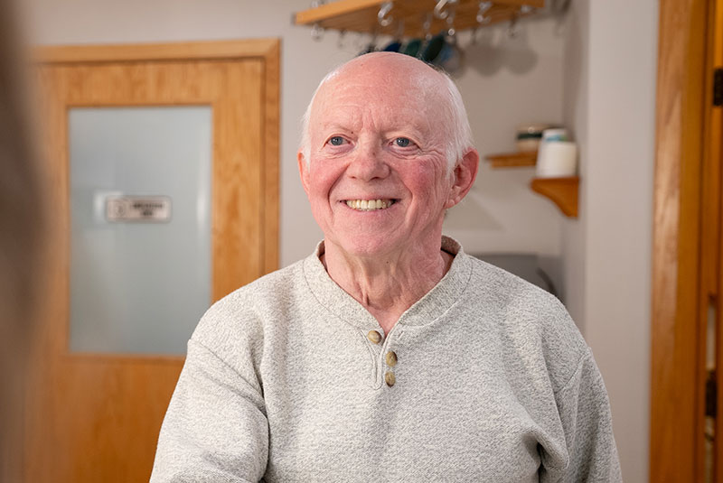 patient feeling welcomed at desk